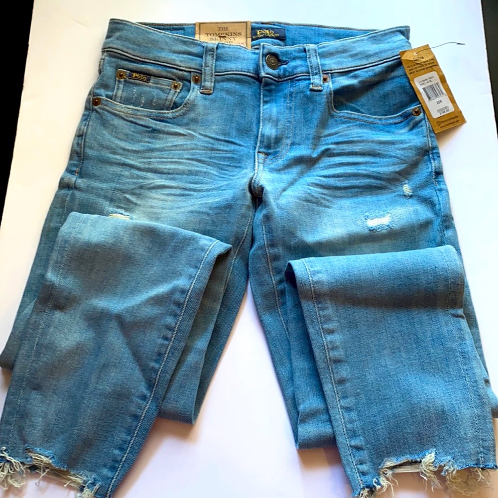 Polo by RL Women’s Denim- The Tompkins Skinny Crop Jean: Women’s Sz: 25R. NWT’S.